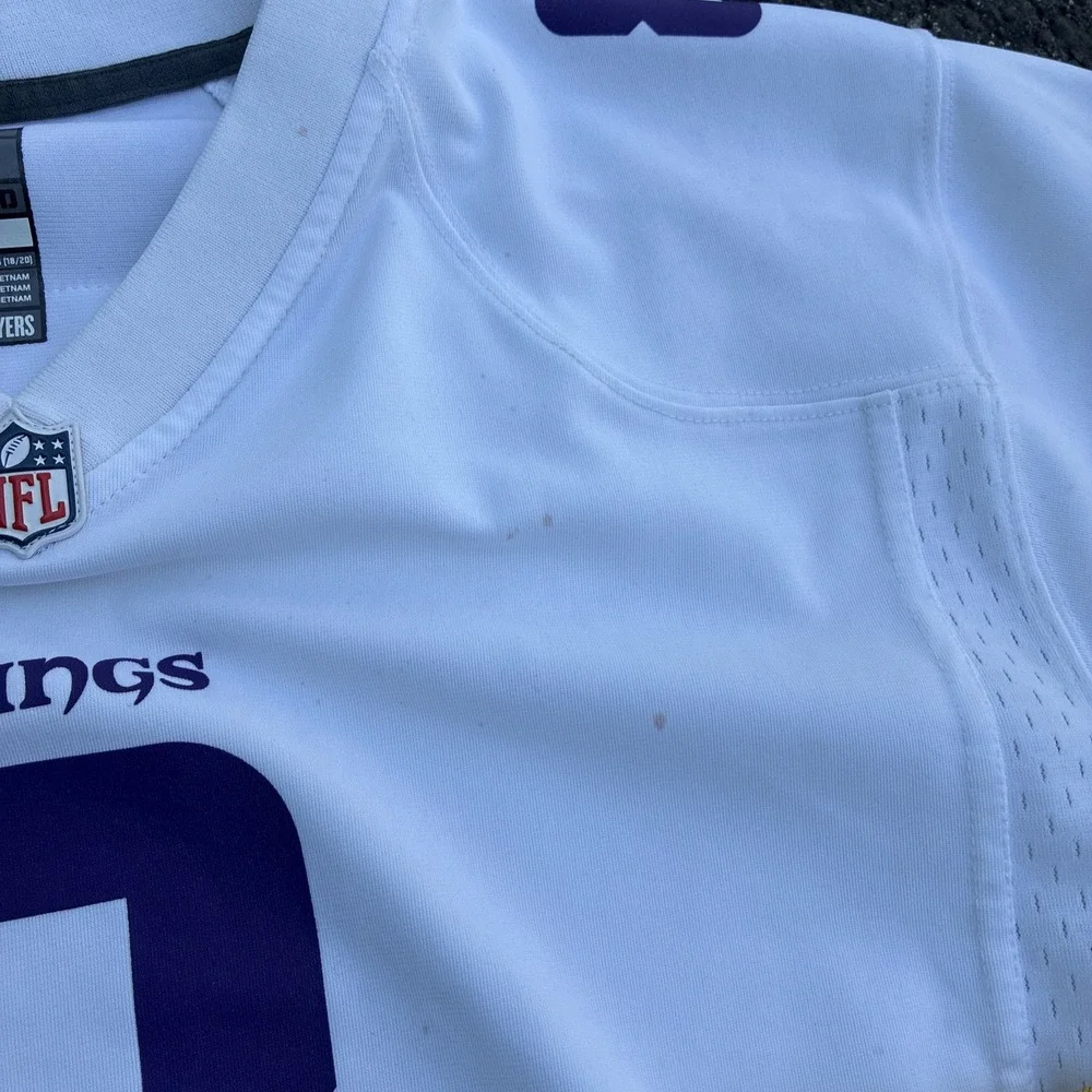 Nike Kirk Cousins White Minnesota Vikings NFL Jersey On Field Men's Size XL